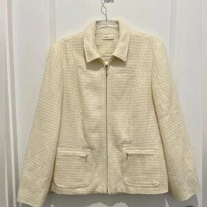 Coldwater Creek Winter White Blazer Like New